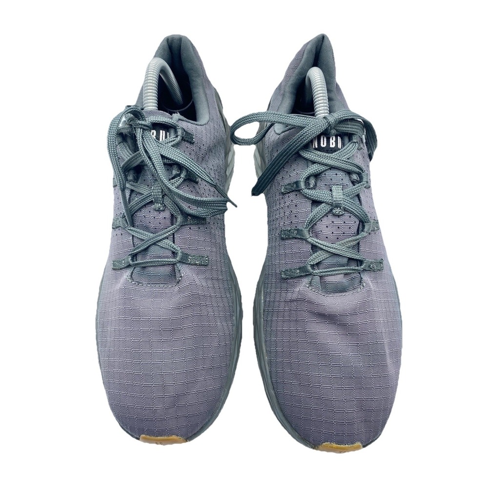 NoBull Mens Size 9.5 Gray Ripstop Runner Athletic Sneaker Shoes